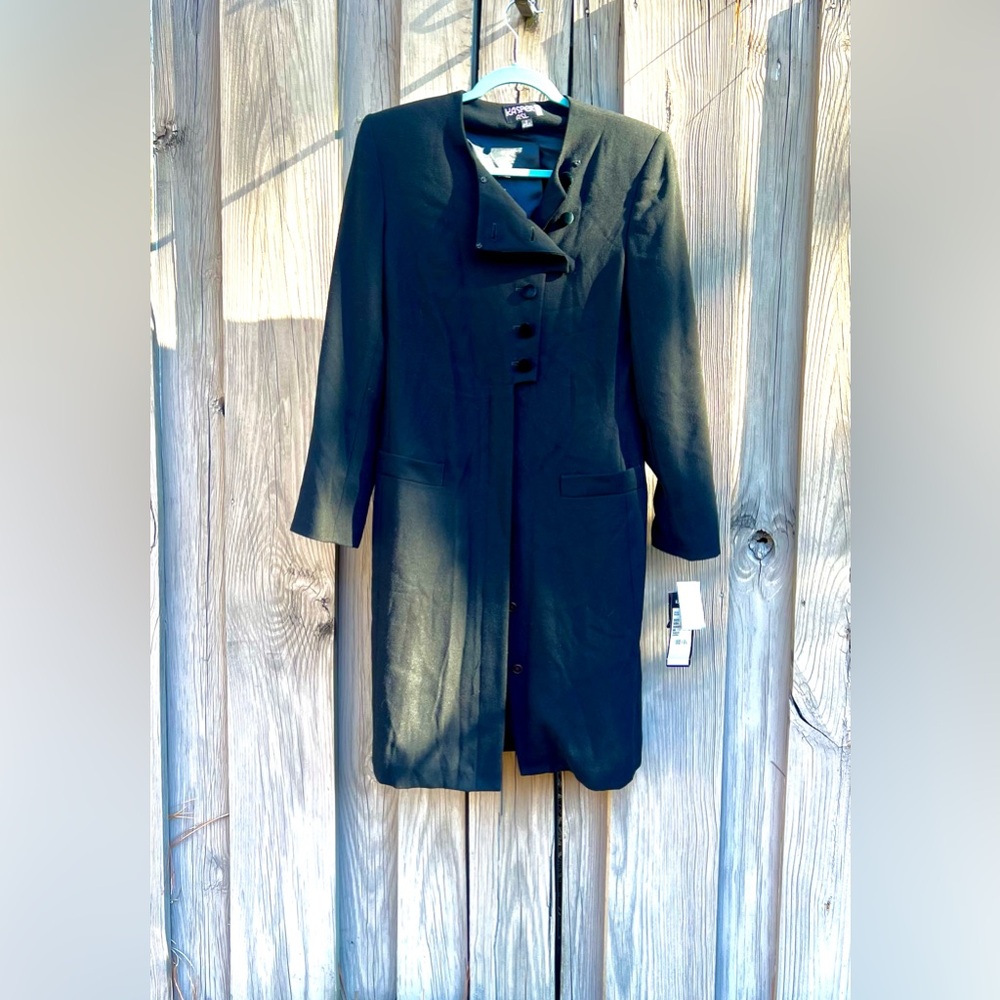 NWT Kasper ASL Casual Black Dress - Size 8